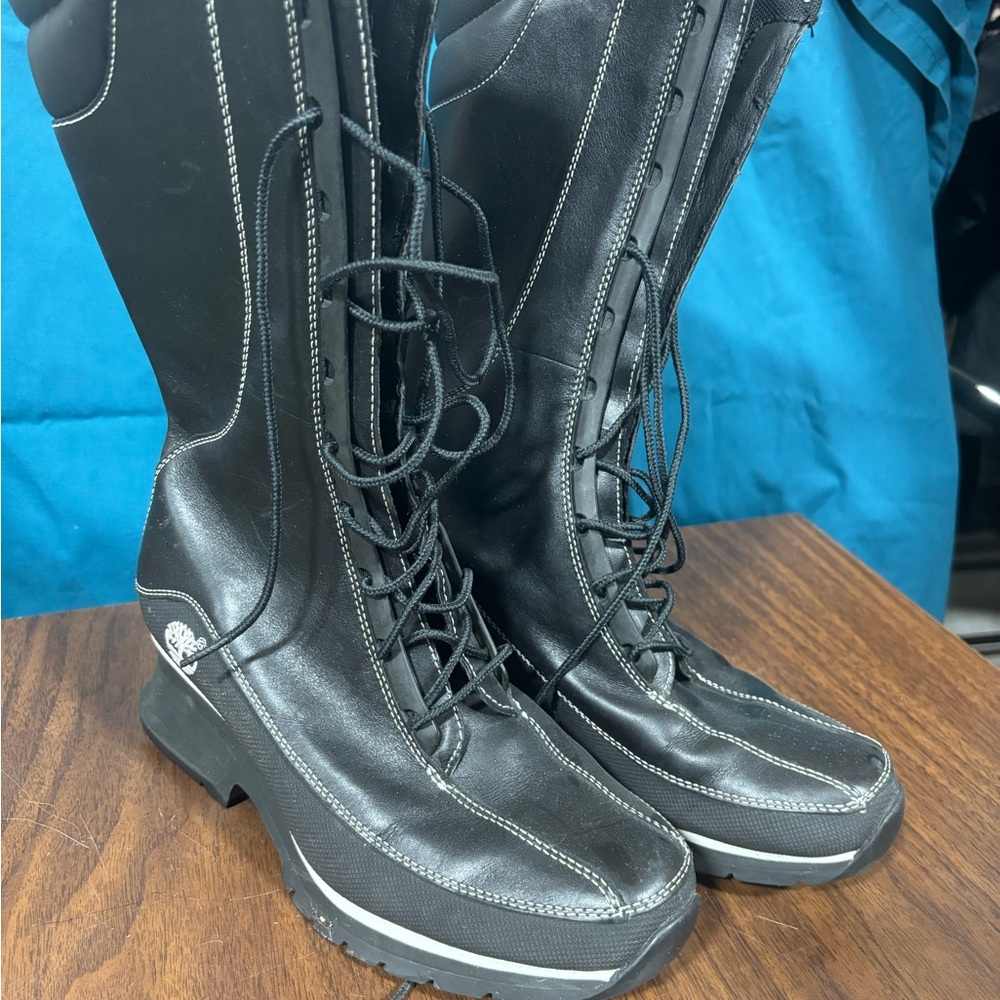 Timberland Black Knee-high Boots